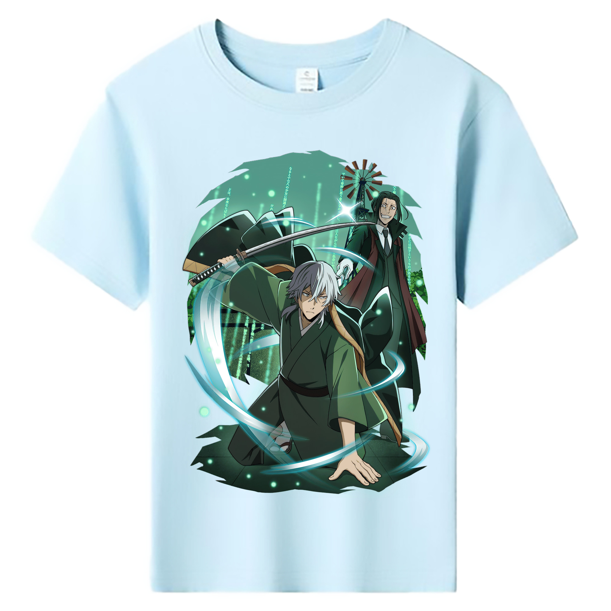 （画像用） 文豪ストレイドッグス Bungo Stray Dogs 綿100％キッズTシャツ（フロントプリント）